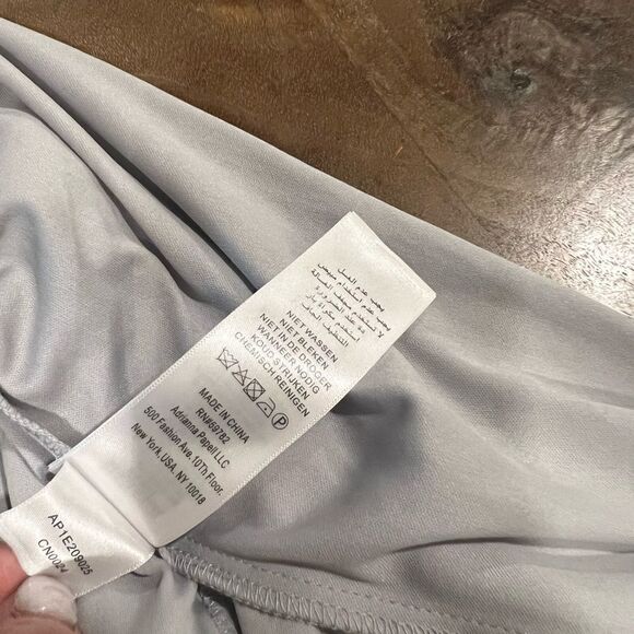 Adrianna Pappel silver gown size 12 NWT - Picture 15 of 16